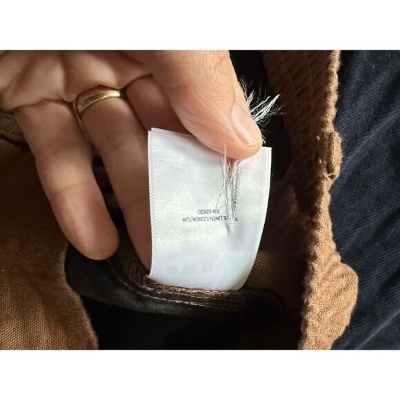 NWT Lands End Wide Leg Pants 16 High Rise Brown Allspice Pull-On Pockets NEW - Picture 5 of 5